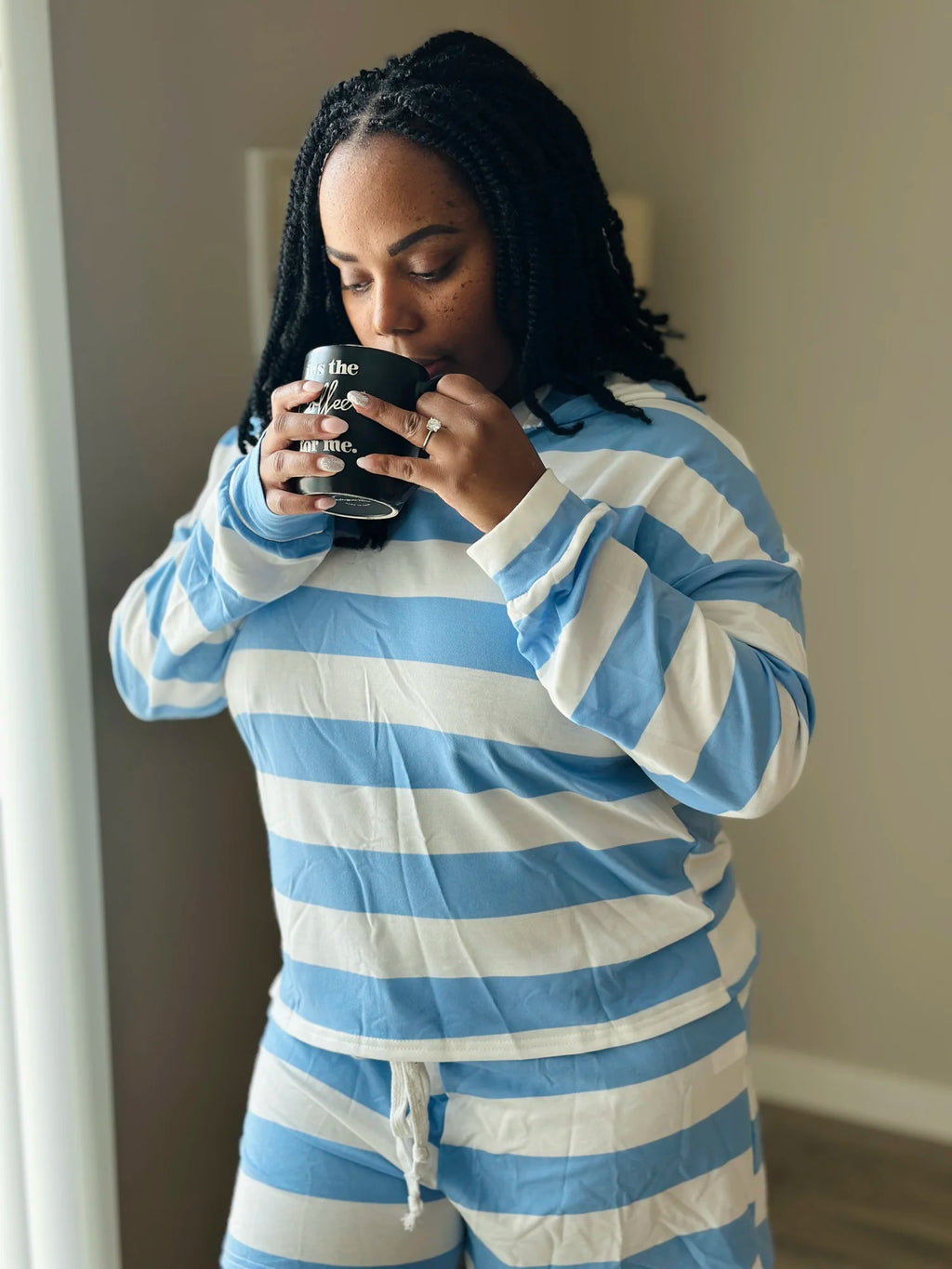 Cozy Stripes & Sweet Vibes